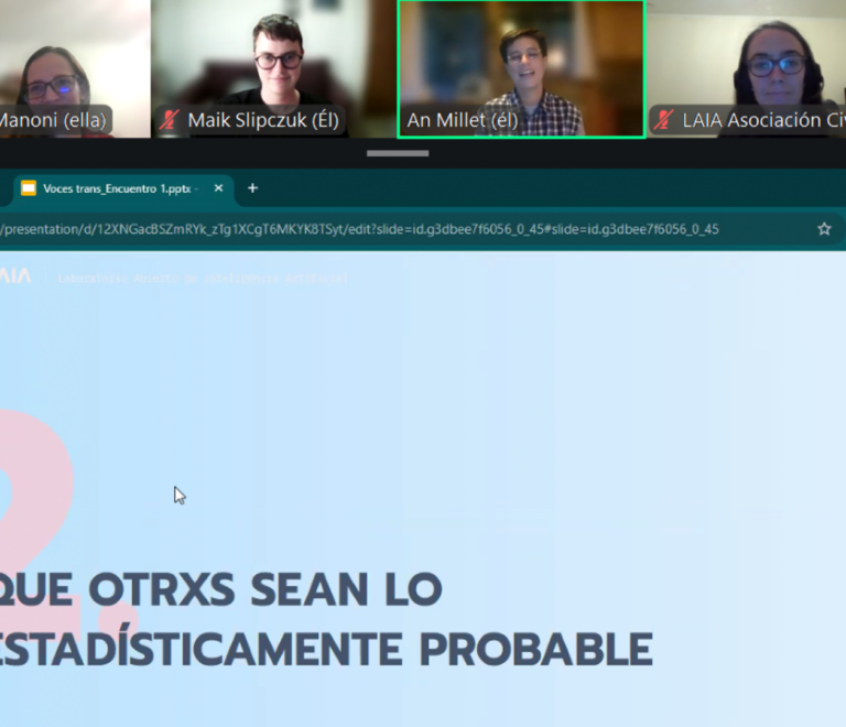 Voces trans* en IA: usos críticos y justicia representacional 