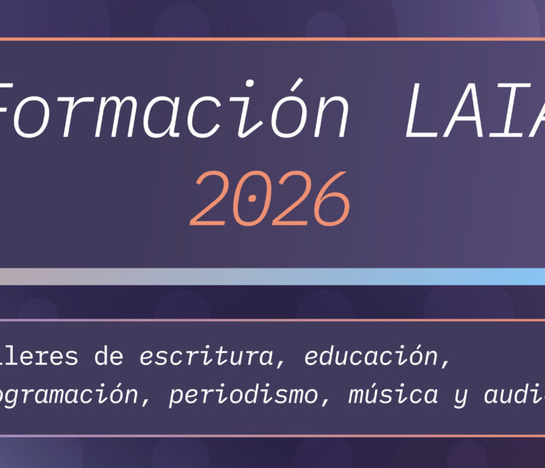 Talleres en LAIA, ¡segunda mitad de 2026!