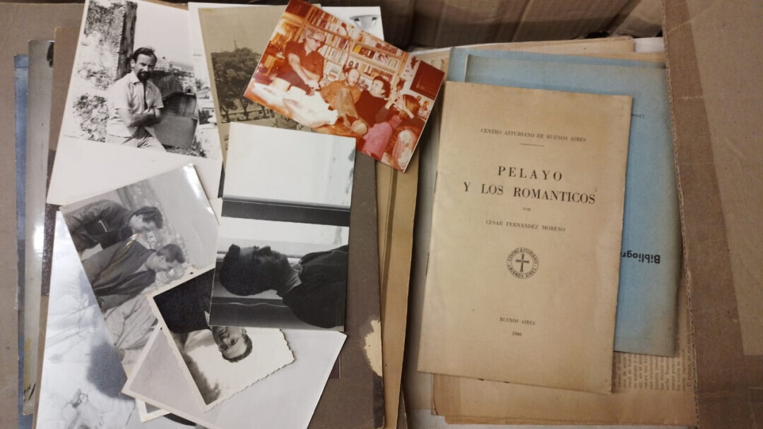 Archivo del escritor César Fernández Moreno, hoy parte de la Bibilioteca Nacional.